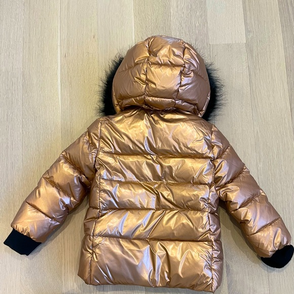IKKS Kids Down Hooded Puffer, size 4 - Picture 3 of 7